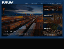 Tablet Screenshot of futuracorporation.com